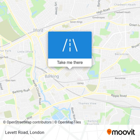 Levett Road map
