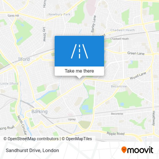 Sandhurst Drive map