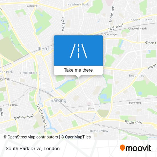 South Park Drive map