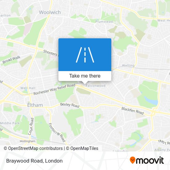 Braywood Road map