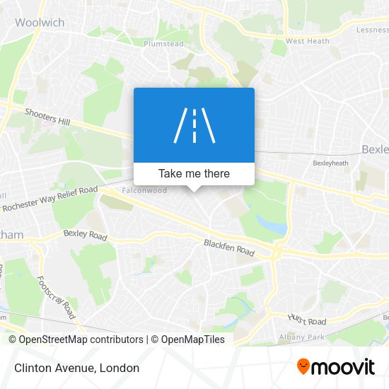 Clinton Avenue map
