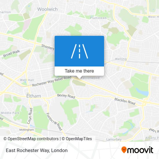 East Rochester Way map