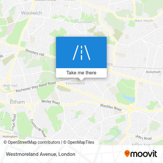Westmoreland Avenue map