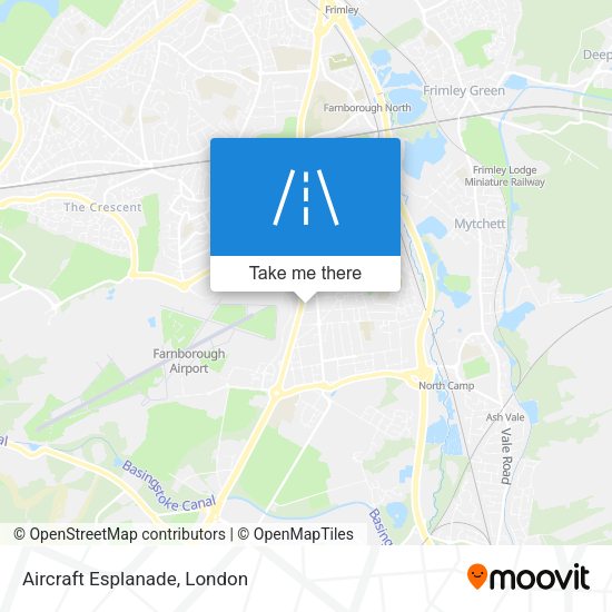 Aircraft Esplanade map