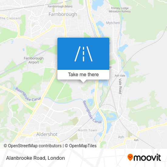 Alanbrooke Road map