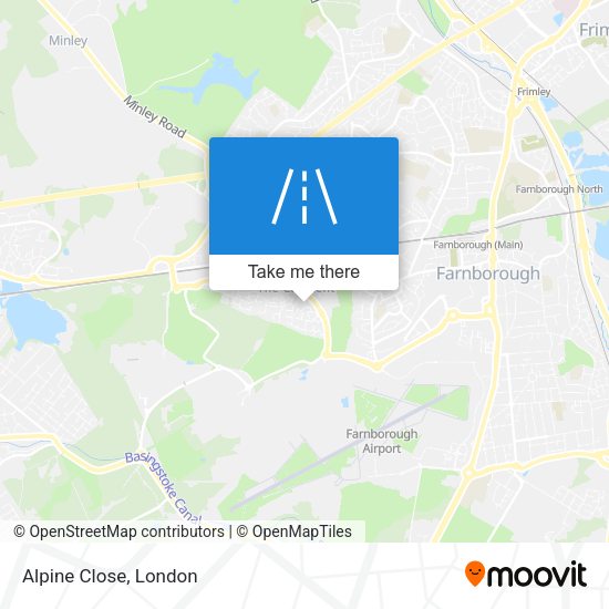 Alpine Close map