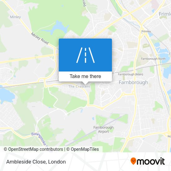 Ambleside Close map