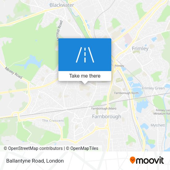 Ballantyne Road map