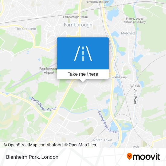 Blenheim Park map