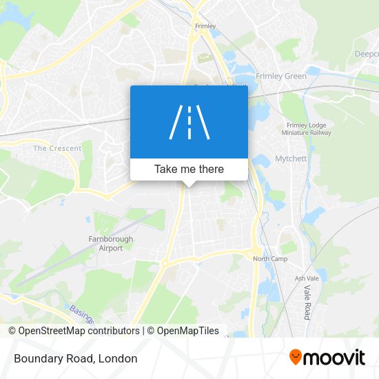 Boundary Road map