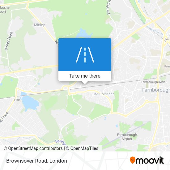 Brownsover Road map