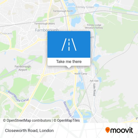 Closeworth Road map