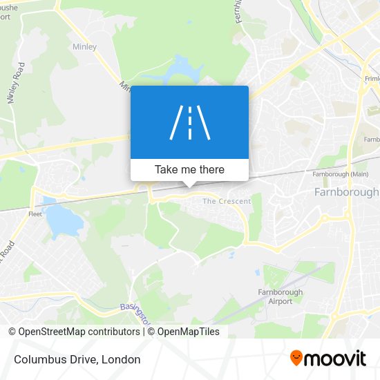 Columbus Drive map