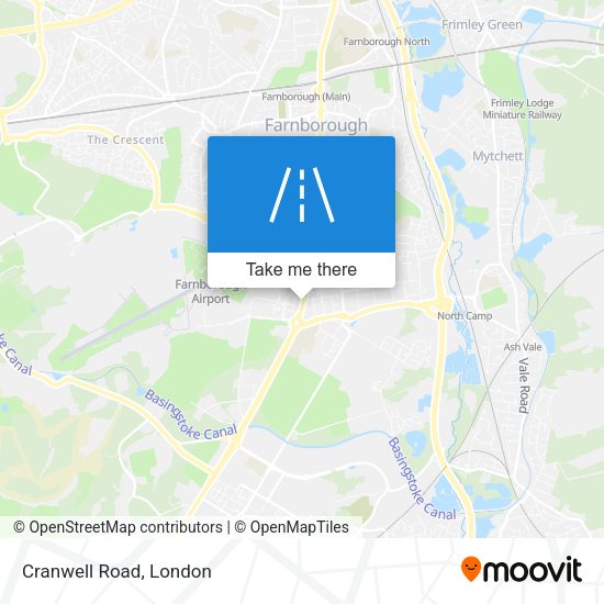 Cranwell Road map