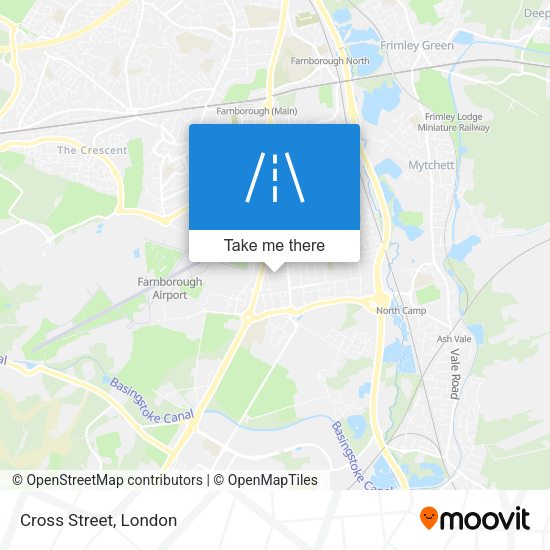 Cross Street map