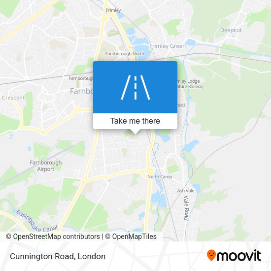 Cunnington Road map