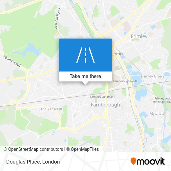 Douglas Place map