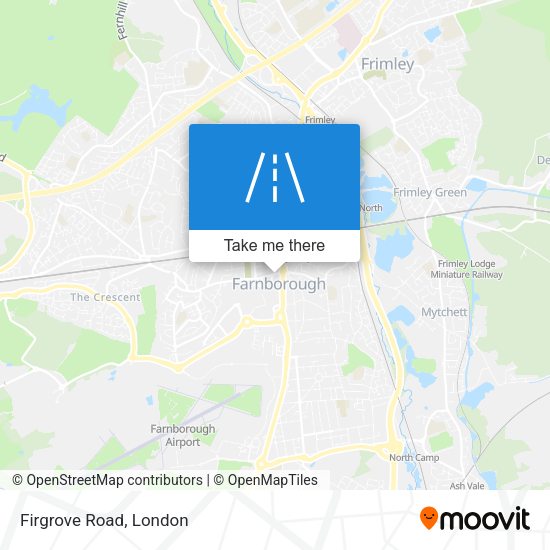 Firgrove Road map
