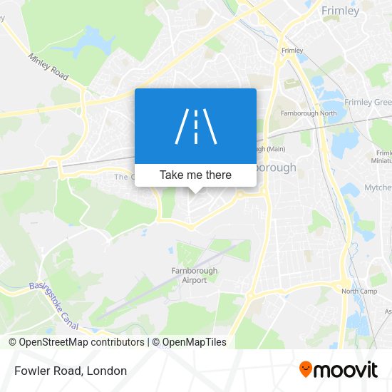 Fowler Road map