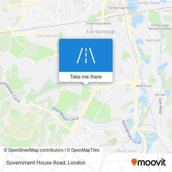 Government House Road map