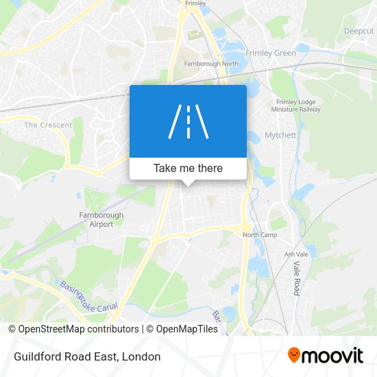 Guildford Road East map