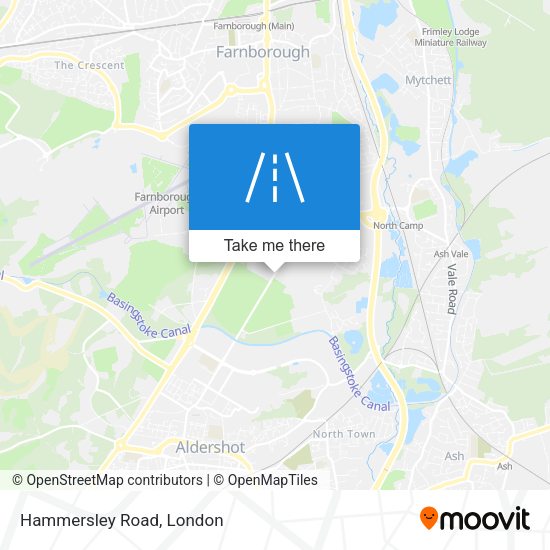 Hammersley Road map
