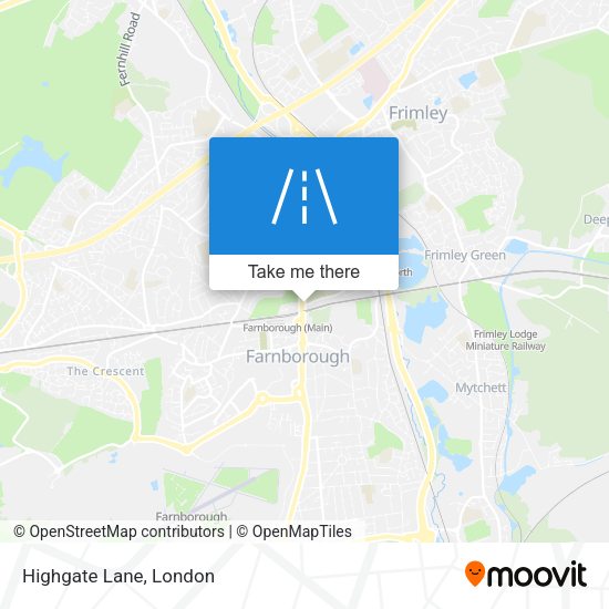 Highgate Lane map