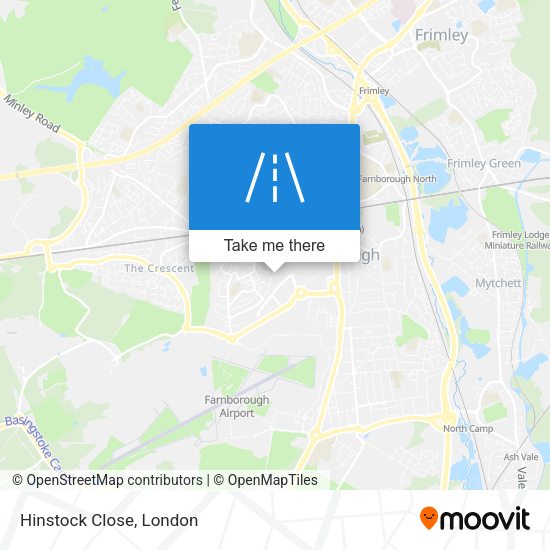 Hinstock Close map