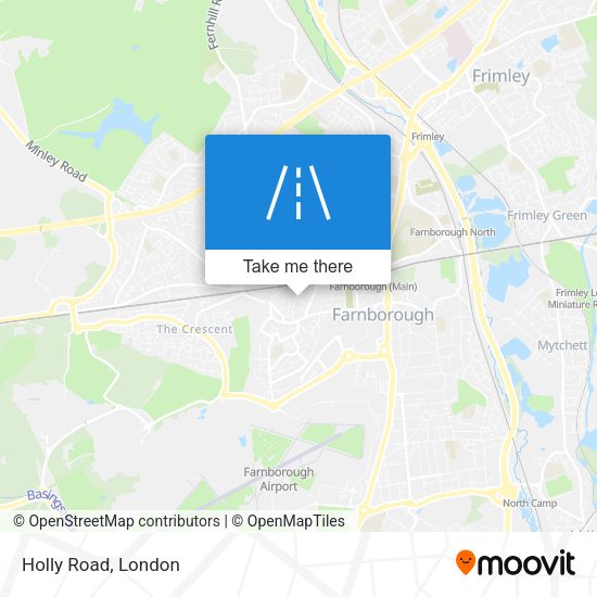 Holly Road map