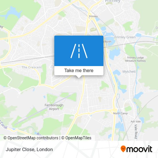 Jupiter Close map