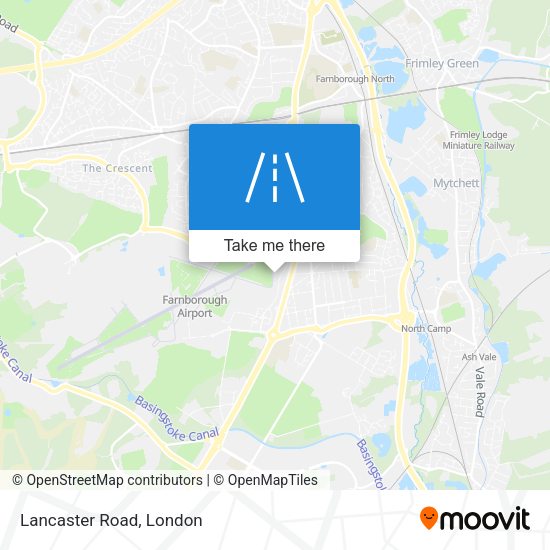 Lancaster Road map