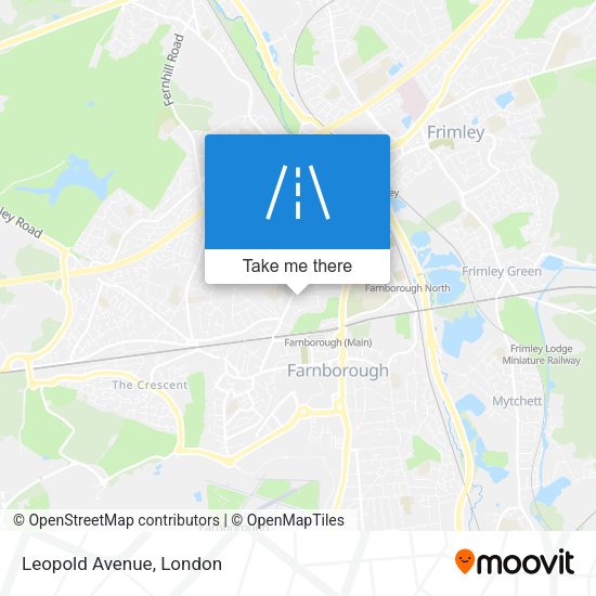 Leopold Avenue map