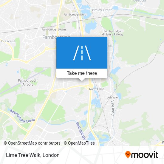 Lime Tree Walk map