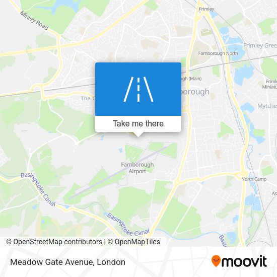 Meadow Gate Avenue map