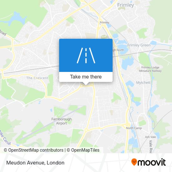 Meudon Avenue map