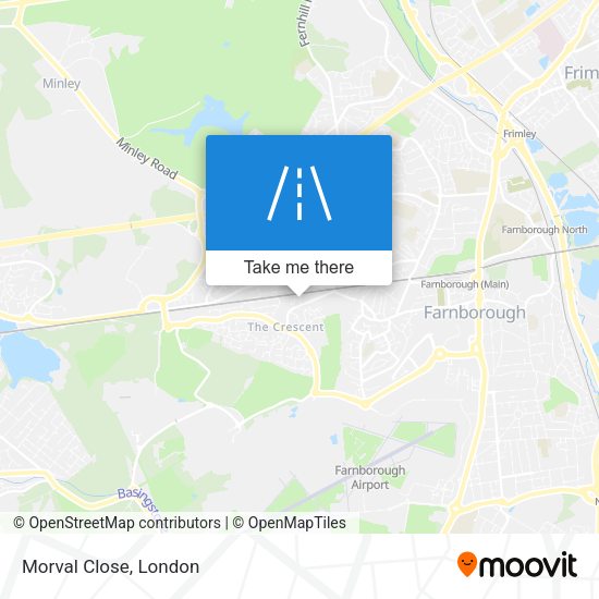 Morval Close map