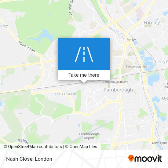 Nash Close map