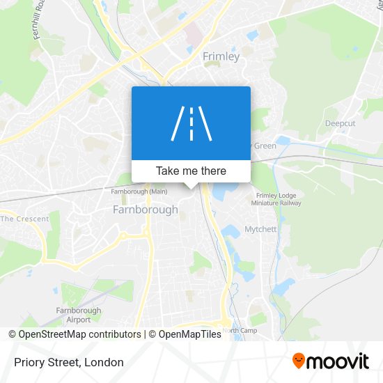 Priory Street map
