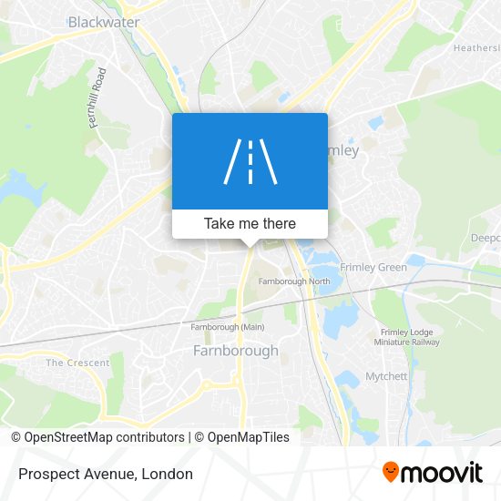 Prospect Avenue map