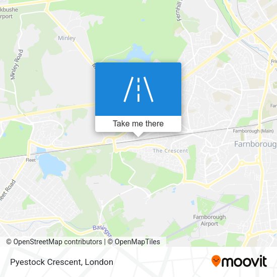 Pyestock Crescent map