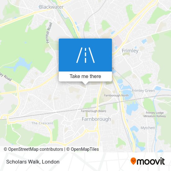 Scholars Walk map