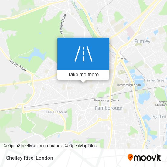 Shelley Rise map