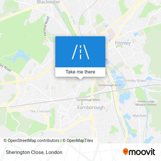 Sherington Close map