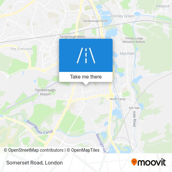 Somerset Road map
