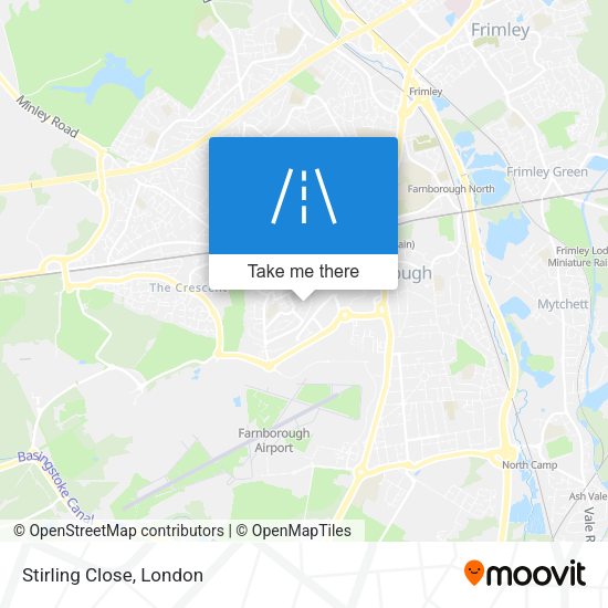 Stirling Close map