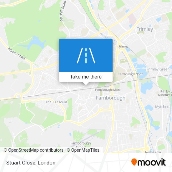 Stuart Close map