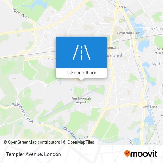 Templer Avenue map