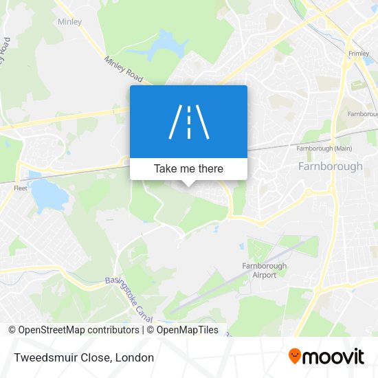 Tweedsmuir Close map