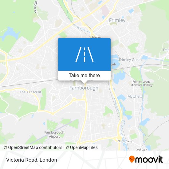Victoria Road map
