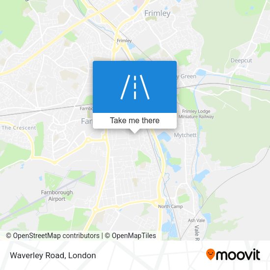 Waverley Road map